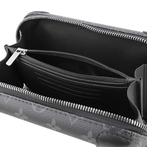 Louis Vuitton Crossbody Body Bag Bumbag Eclipse Gray Black - Picture 6 of 9